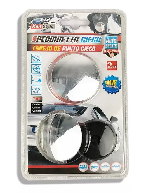 X2 ESPEJOS LATERALES RETROVISOR PUNTO CIEGO 360 AJUSTABLE 2 - 5