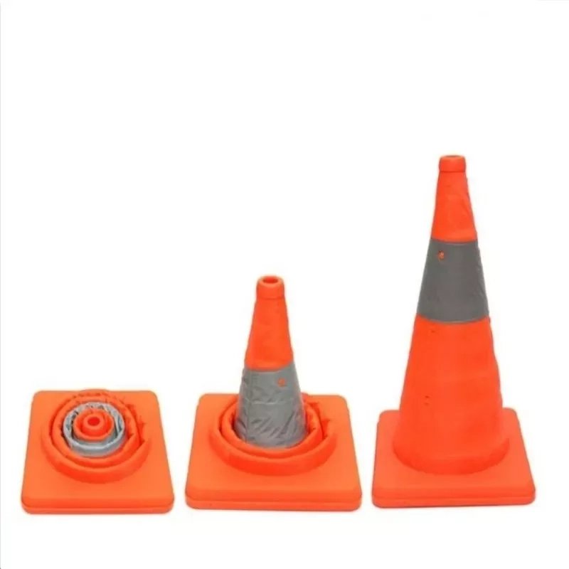 CONO RYC EMERGENCIA RETRACTIL REFLECTANTE CON LUZ LED 50 CM - 5