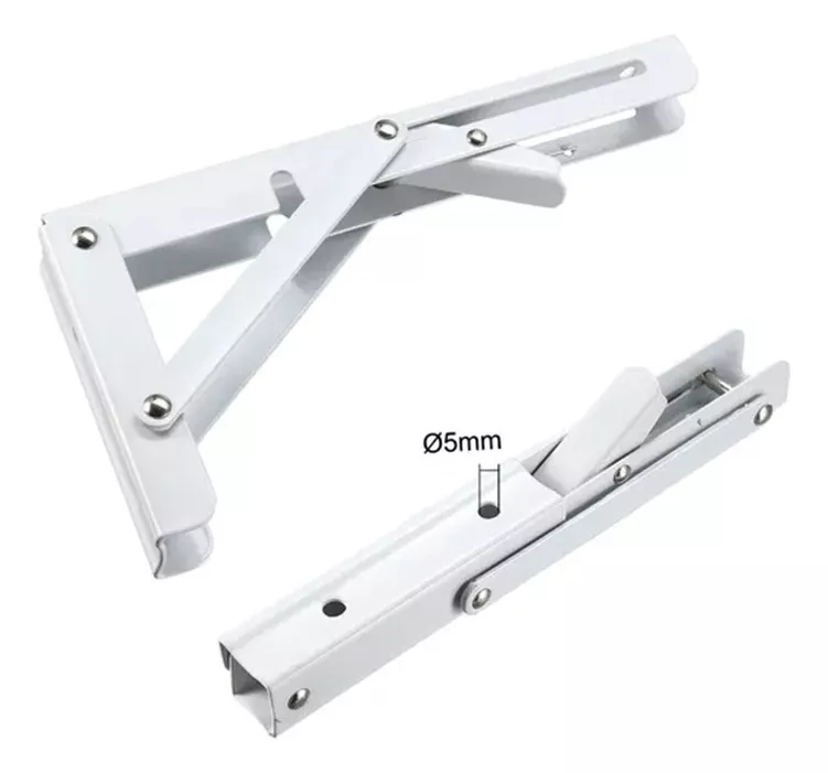 SET2 ESCUADRAS ABATIBLES METÁLICAS REPISA 300X155MM SOPORTE - 3