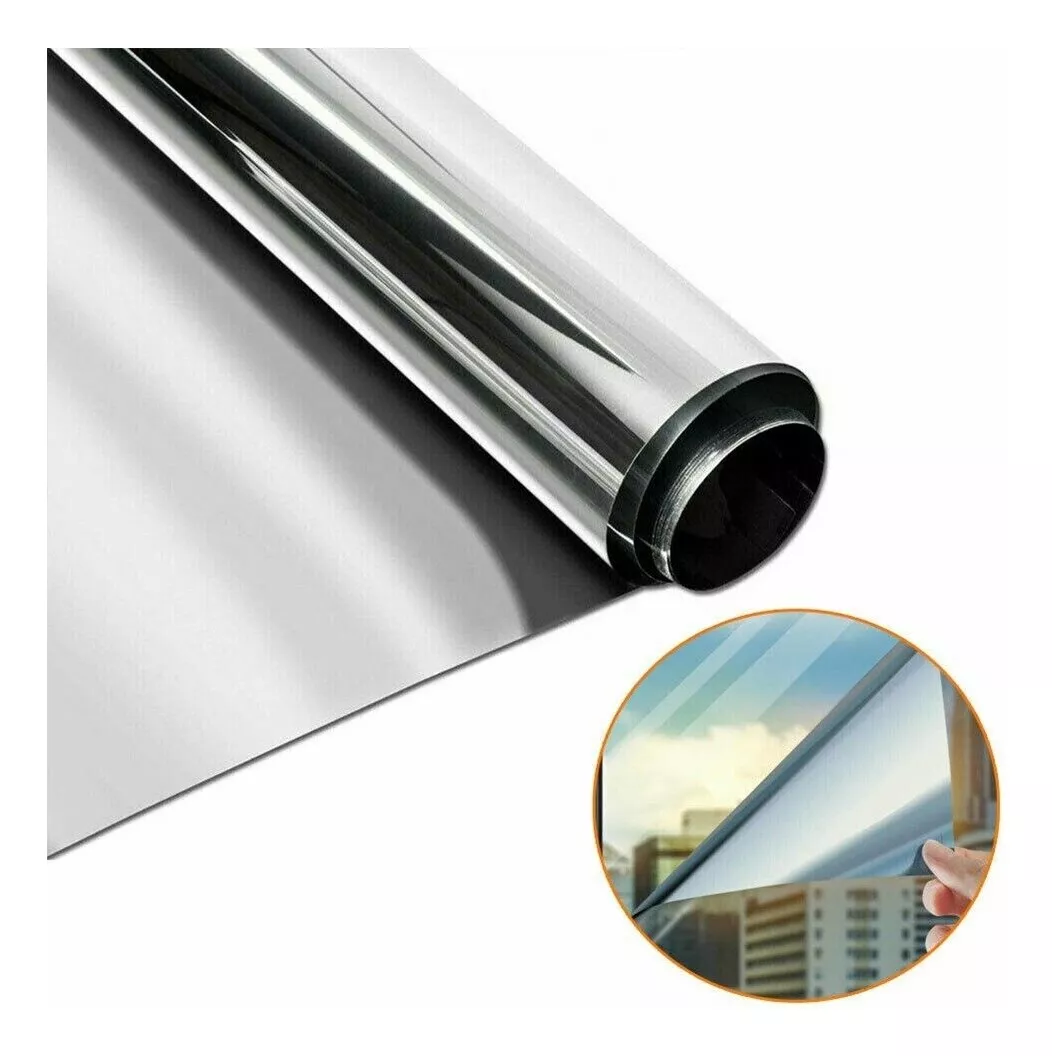 PAPEL POLARIZADO ESPEJO 5% AUTO CASA ROLLO 3MT X 75CM /RYC - 1