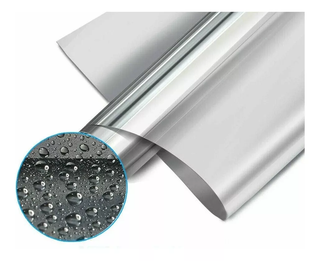 PAPEL POLARIZADO ESPEJO 5% AUTO CASA ROLLO 3MT X 75CM /RYC - 4