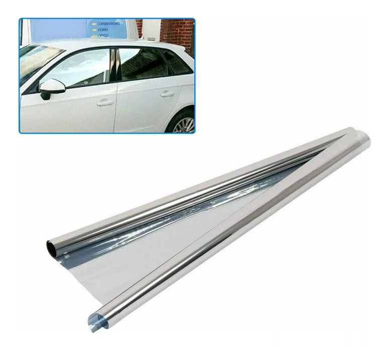 PAPEL POLARIZADO ESPEJO 5% AUTO CASA ROLLO 3MT X 75CM /RYC - 5