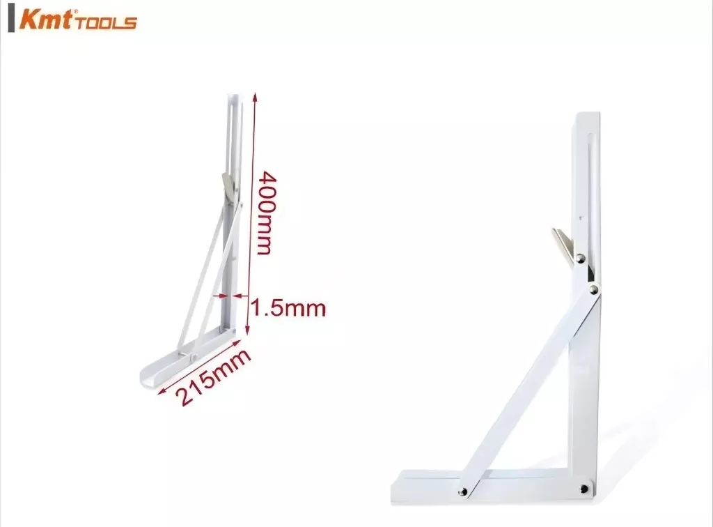 SET2 ESCUADRAS ABATIBLES METÁLICAS REPISA 400X215MM SOPORTE - 3