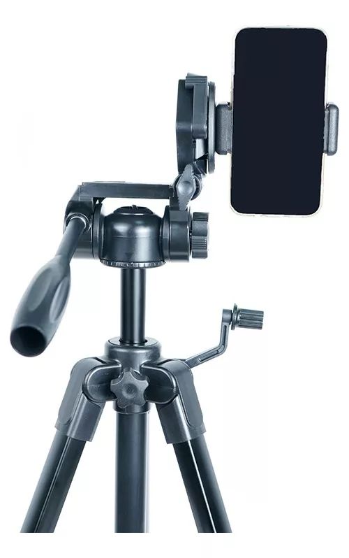 TRÍPODE PROFESIONAL CÁMARA/CELULAR UNIVERSAL ALUMINIO 130CM - 5