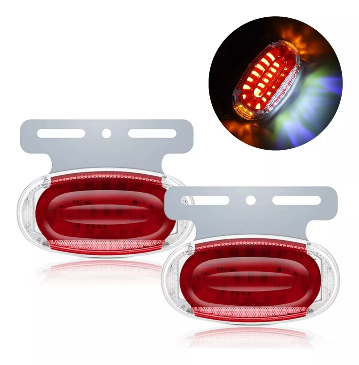 X2 LUZ LED LATERAL LUZ DE TROCHA POSICIÓN TRASERA 24V /RYC - 1