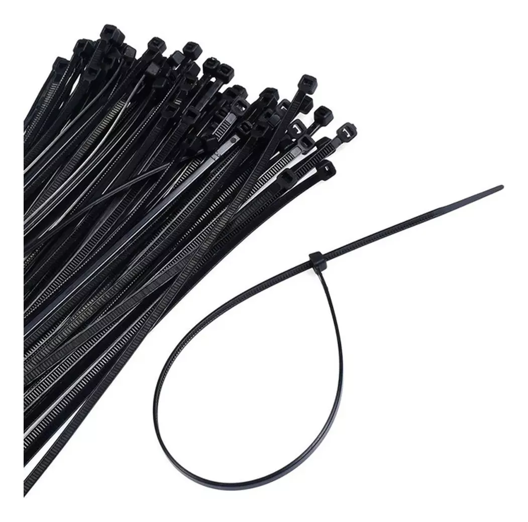 X100PCS AMARRAS PLÁSTICAS 4.8X160MM MULTIUSO BRIDAS NYLON - 1