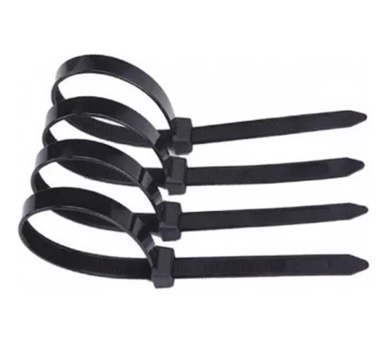 SET 100 AMARRAS PLÁSTICAS 4.8X200MM PRECINTO NYLON MULTIUSO - 5