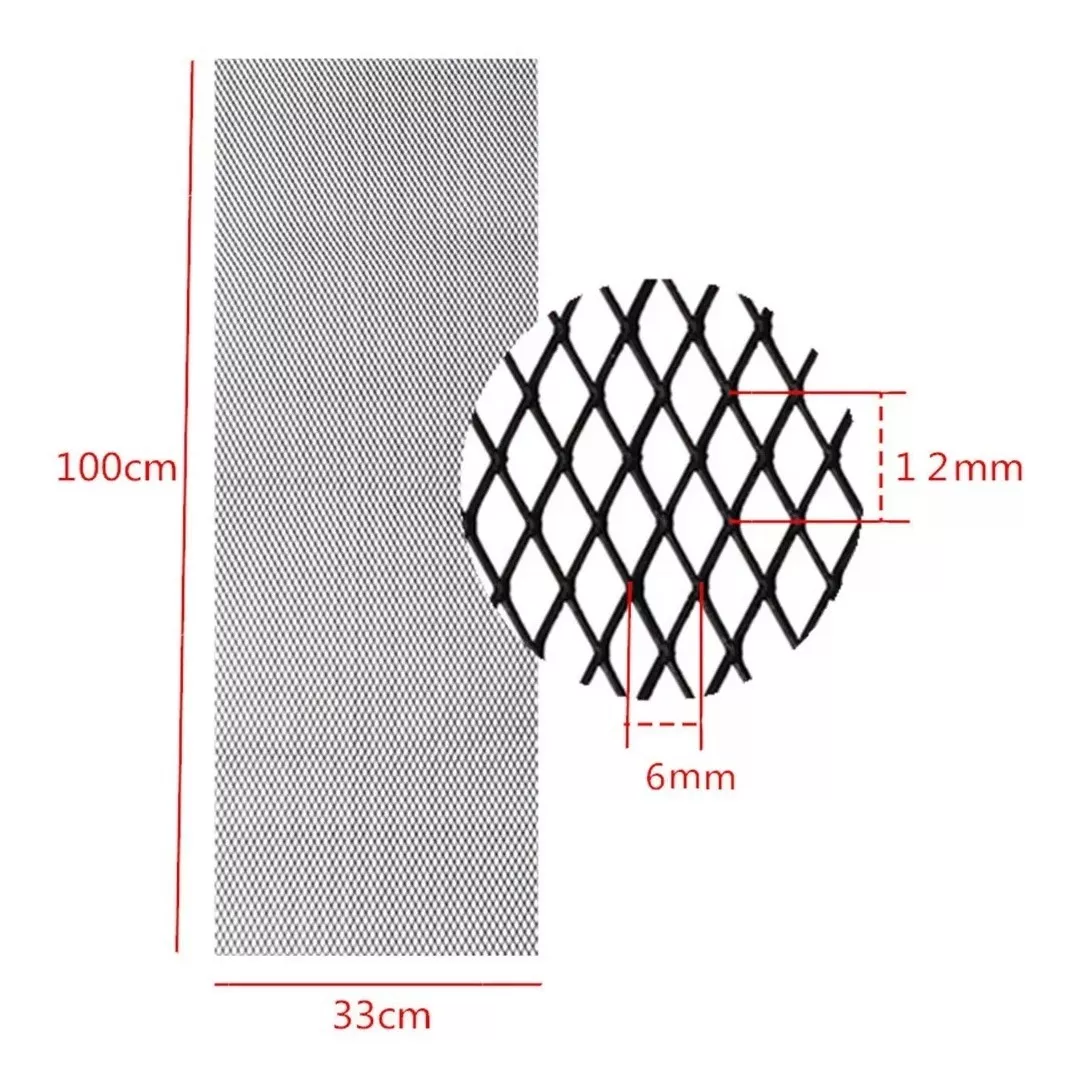 MALLA PARA PARACHOQUE REJILLA ALUMINIO AUTO TUNING UNIVERSAL - 5