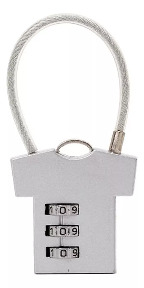 MINI CANDADO DE SEGURIDAD CON CONTRASEÑA MULTIUSO DISEÑO - 1