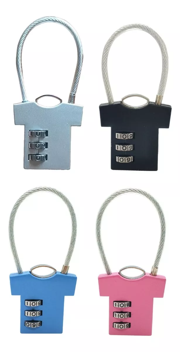MINI CANDADO DE SEGURIDAD CON CONTRASEÑA MULTIUSO DISEÑO - 3
