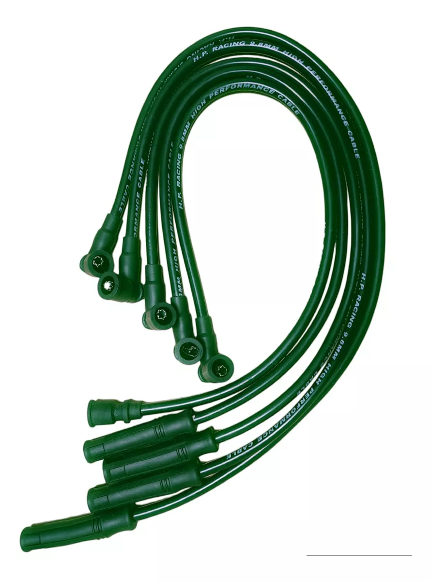 CABLES BUJÍA DE ALTA 9.8MM TUNING COMPETICIÓN UNIVERSAL AUTO - 1
