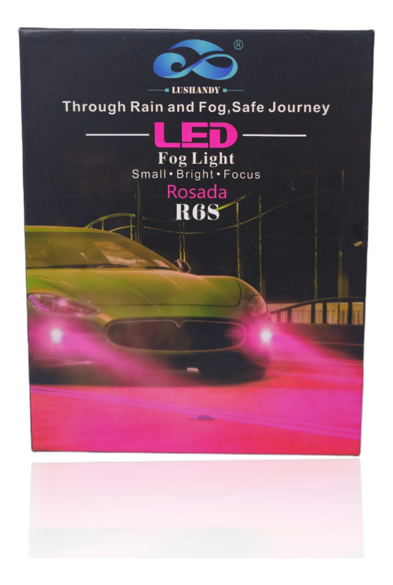 X2 AMPOLLETA DORADA RYC LUZ LED ROSA AUTO 12V H7 - 7