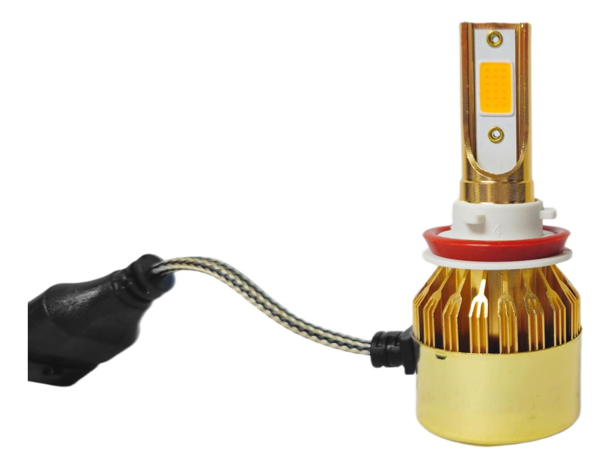 X2 AMPOLLETA DORADA RYC LUZ LED ROSA AUTO 12V H8/H11 - 3