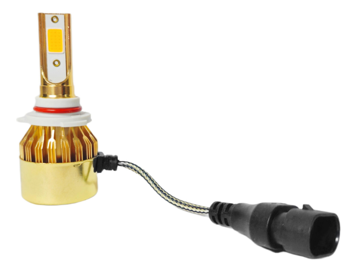 X2 AMPOLLETA DORADA RYC LUZ LED ROSA AUTO 12V 9005 - 3