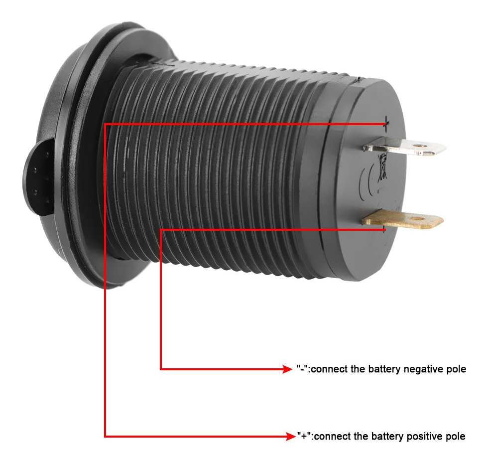 CARGADOR DOBLE USB ADAPTADOR ENCENDEDOR CON LUZ AZUL 24740 12V 1A/2.1A - 9