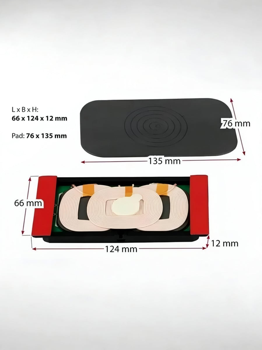 CARGADOR INALÁMBRICO DE AUTO NEMESIS UNIVERSAL PANEL TABLERO - 3