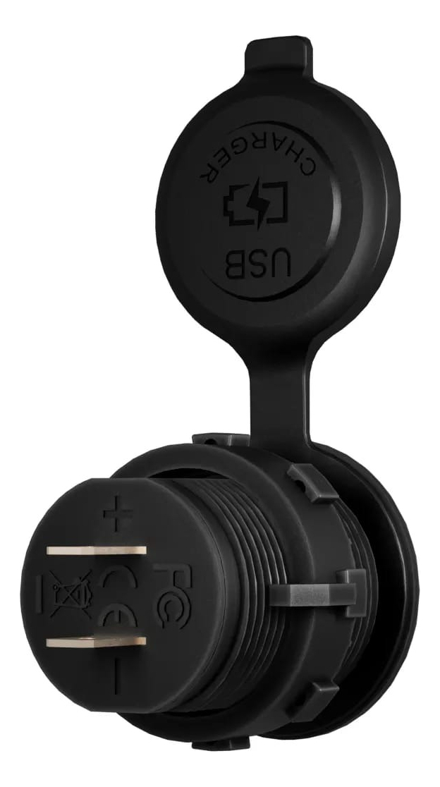 CARGADOR DOBLE USB 18W TYPE C 30W CON VOLTIMETRO 12-24V - 6