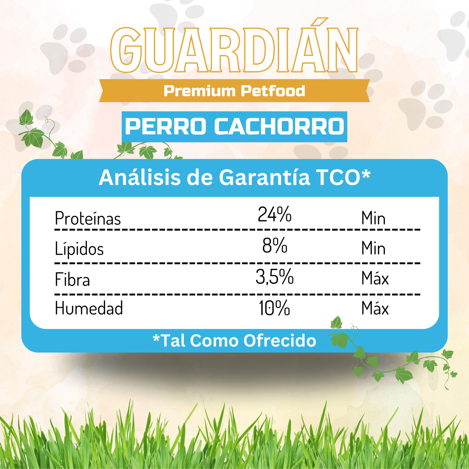 ALIMENTO SECO PERROS CACHORRO GUARDIAN SABOR CARNE 16 KG GUARDIÁN - 2