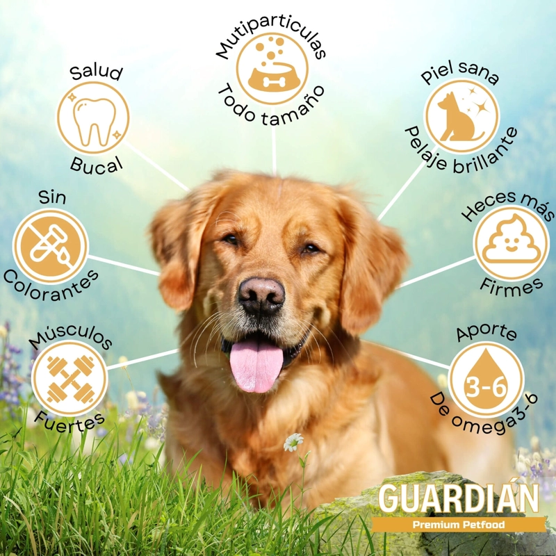 ALIMENTO SECO PERROS ADULTO GUARDIAN SABOR CARNE 22 KG GUARDIÁN - 3