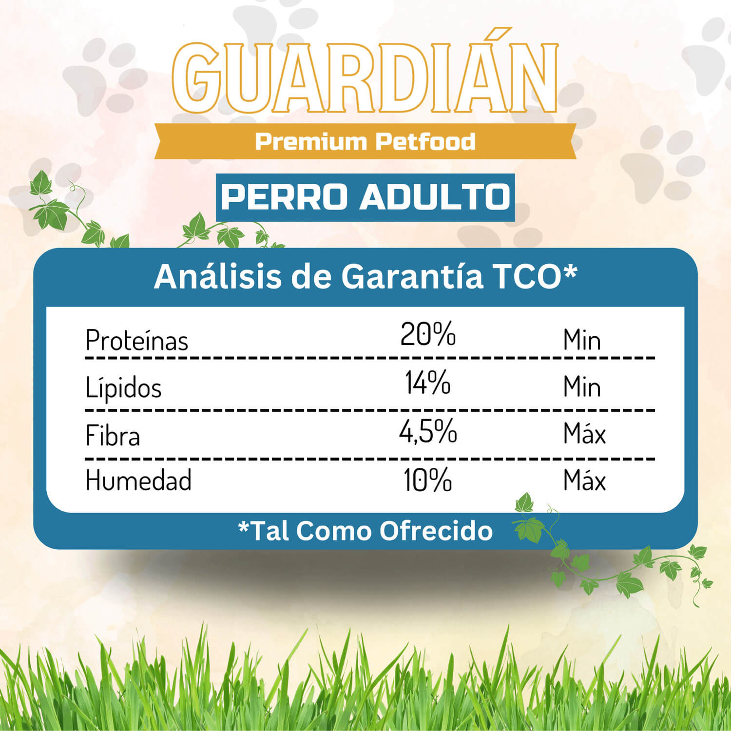 ALIMENTO SECO PERROS ADULTO GUARDIAN SABOR CARNE 9 KG GUARDIÁN - 2