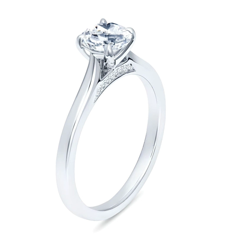 ANILLO DE COMPROMISO BOOMZAIR PLATA CATHEDRAL SOLITAIRE - 2