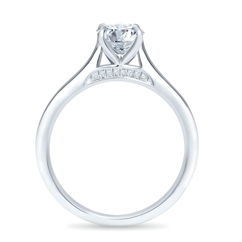 ANILLO DE COMPROMISO BOOMZAIR PLATA CATHEDRAL SOLITAIRE - 3