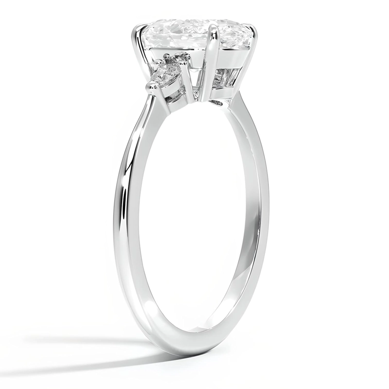 ANILLO DE COMPROMISO PETITE OVAL - 2