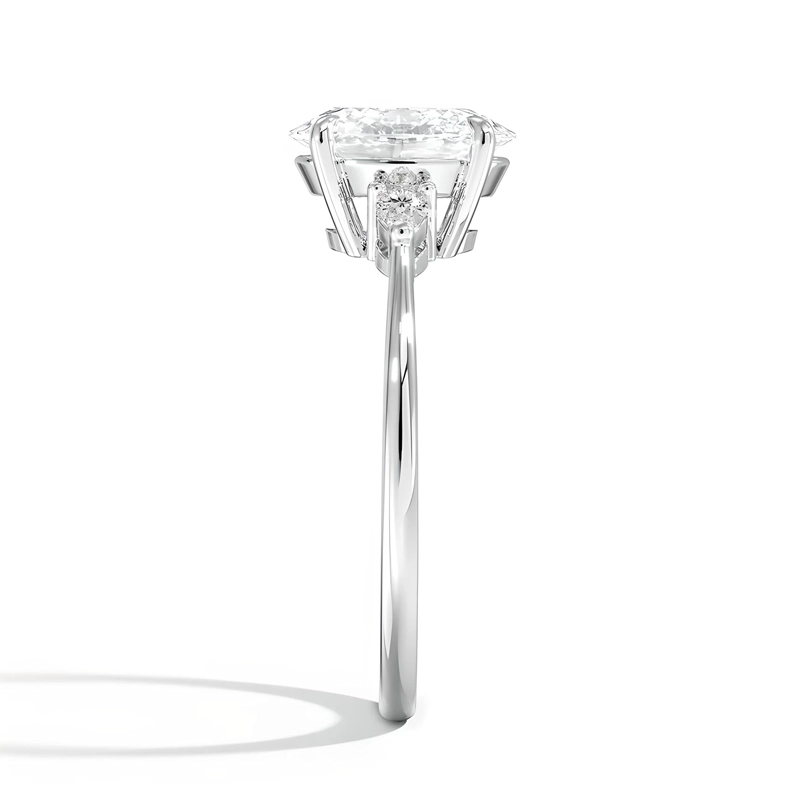 ANILLO DE COMPROMISO PETITE OVAL - 3