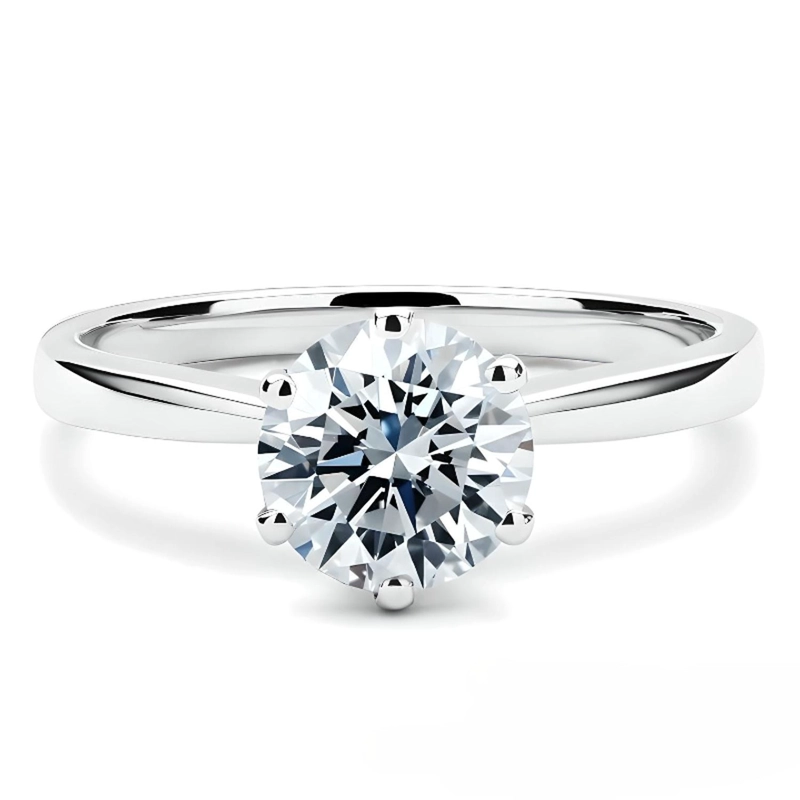 ANILLO CON BRILLANTE SOLITARIO DE 2.0 CT - 1