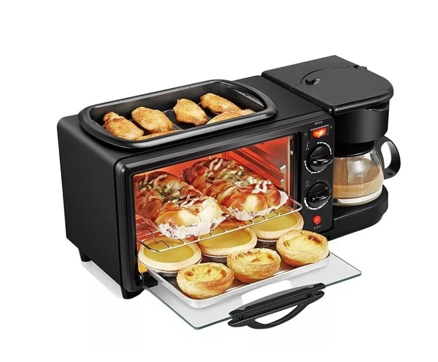 MAQUINA 3 EN 1 CAFETERA, TOSTADORA Y PLANCHA - 2