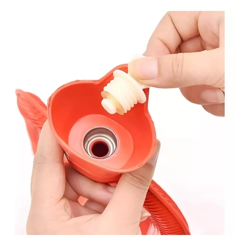 GUATERO CON FUNDA BOLSA AGUA CALIENTE CALENTADOR DE MANOS PIES - 2