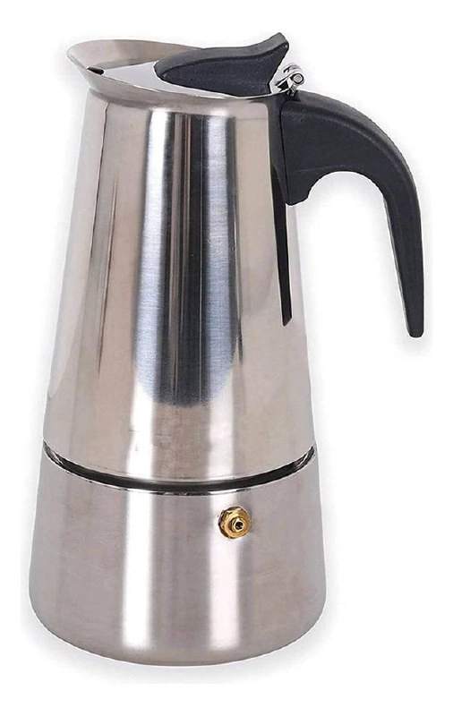 CAFETERA ITALIANA ESPRESSO HOME 6 TAZAS ACERO INOXIDABLE - 1