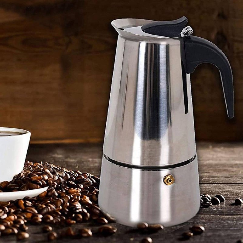 CAFETERA ITALIANA ESPRESSO HOME 6 TAZAS ACERO INOXIDABLE - 2