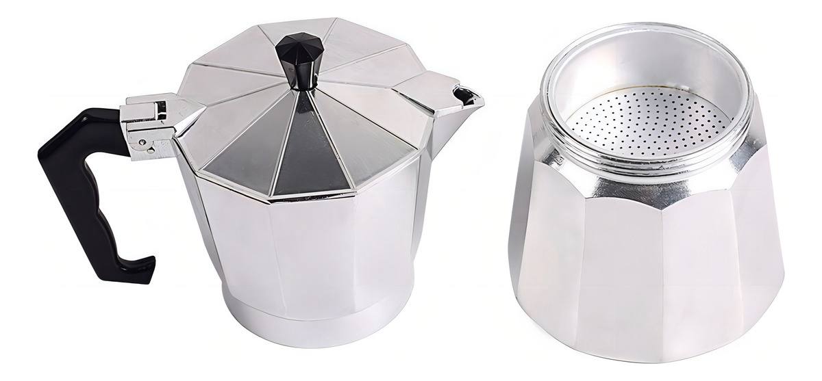 CAFETERA ITALIANA 3 TAZAS XPRESSO PORTATIL CAFE  GRIS - 1
