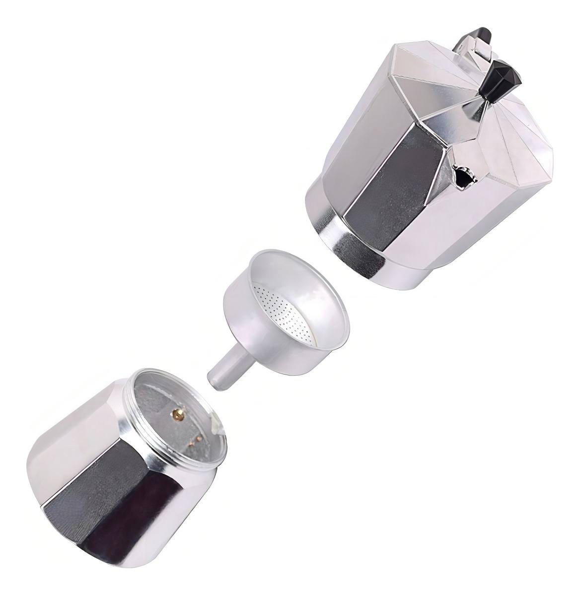 CAFETERA ITALIANA 3 TAZAS XPRESSO PORTATIL CAFE  GRIS - 4
