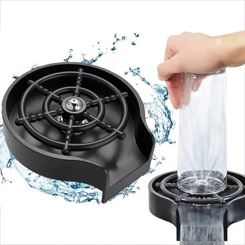 LAVADOR ENJUAGADOR DE VASOS COPAS AUTOMATICO ALTA PRESION - 4