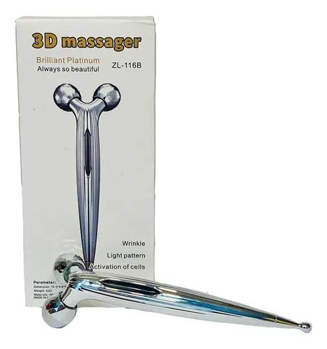 MASAJEADOR FACIAL 3D V PLATINUM RODILLO LEVANTAMIENTO CARA - 3