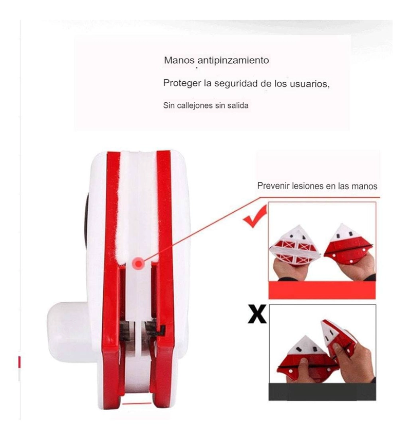 LIMPIA VIDRIOS MAGNETICO LIMPIADOR DE VIDRIOS VENTANAS HOGAR - 2
