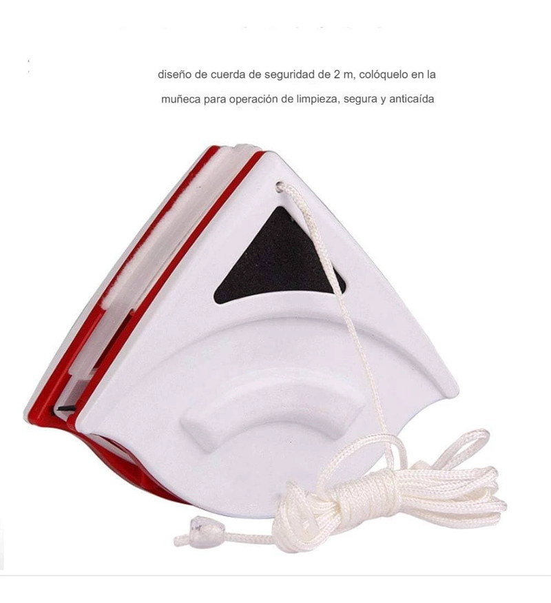 LIMPIA VIDRIOS MAGNETICO LIMPIADOR DE VIDRIOS VENTANAS HOGAR - 4