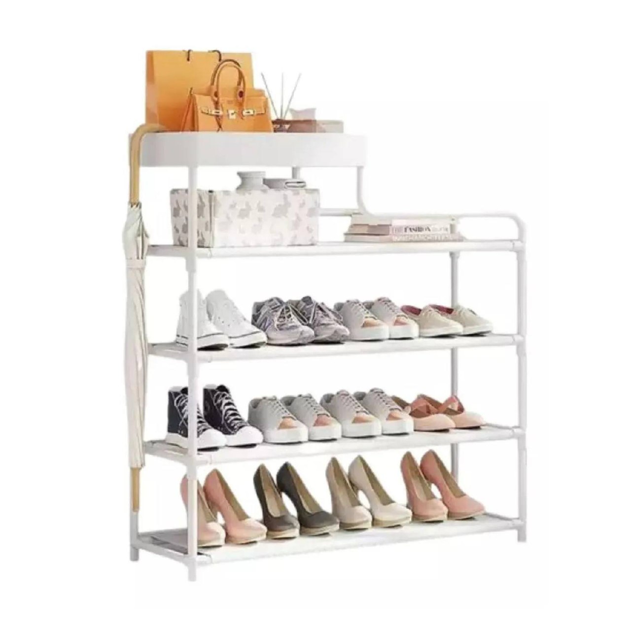 RACK ZAPATERO ZAPATILLAS MULTIFUNCIONAL ORGANIZADOR ZAPATOS - 1