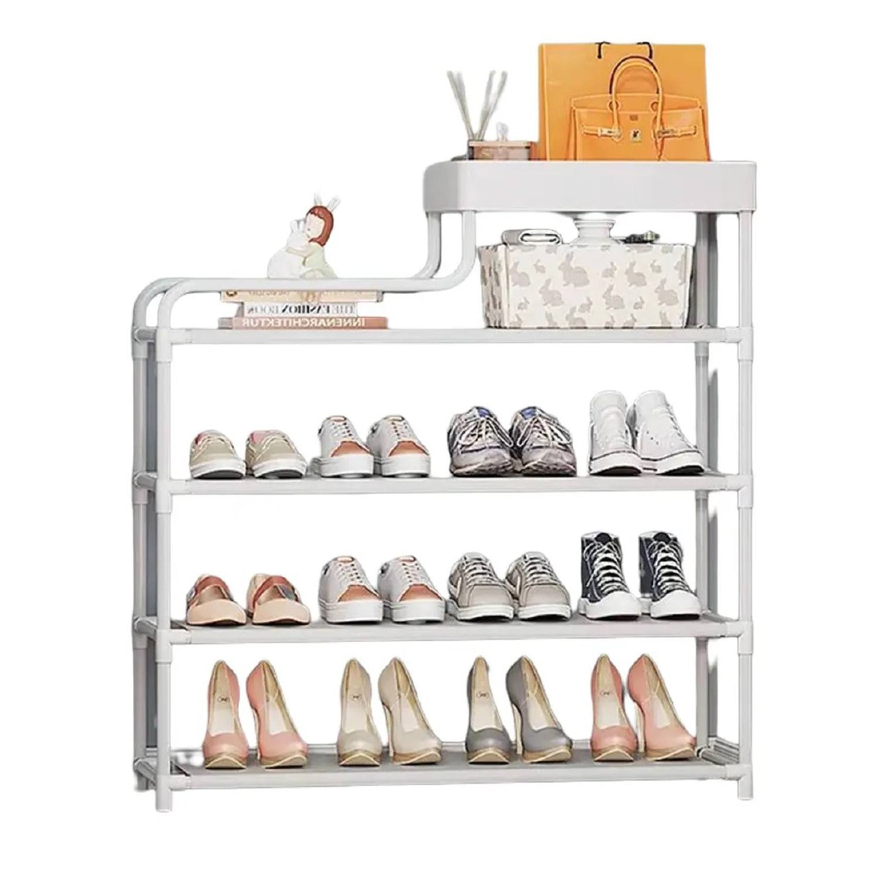 RACK ZAPATERO ZAPATILLAS MULTIFUNCIONAL ORGANIZADOR ZAPATOS - 3