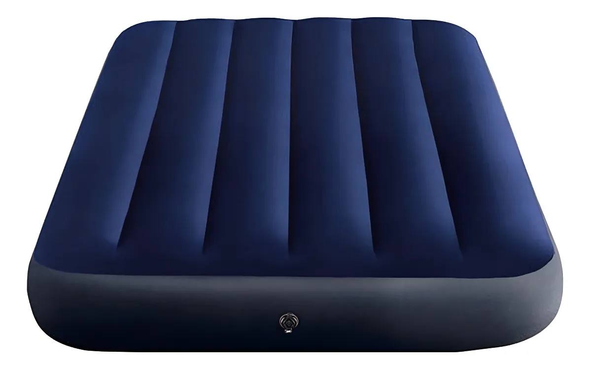 COLCHON INFLABLE AZUL 1,37M X 1,91M X 25CM FULL - INTEX AZUL - 1