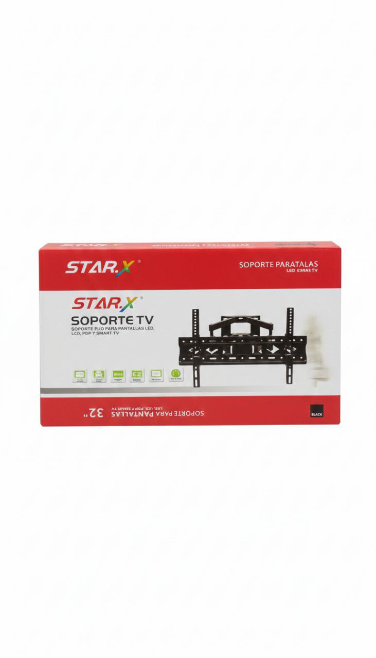 OPORTE DE BRAZO MOVIBLE STARX LCD 32 A 80 PULGADAS NEGRO - 3