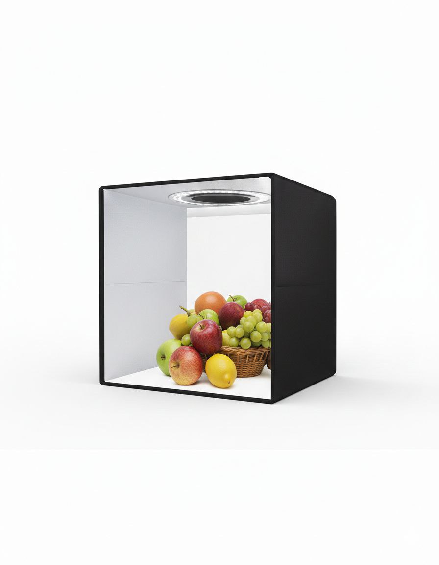 ESTUDIO FOTOGRAFICO PORTATIL 40X40CM CAJA DE LUZ PARA FOTO - 1