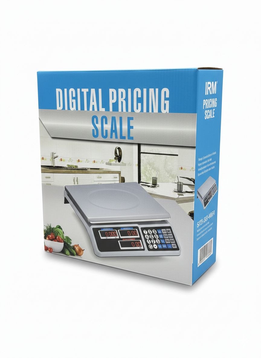 BALANZA DIGITAL PESO/PRECIO 34 X 23 CM 30 KG BLANCO - 1