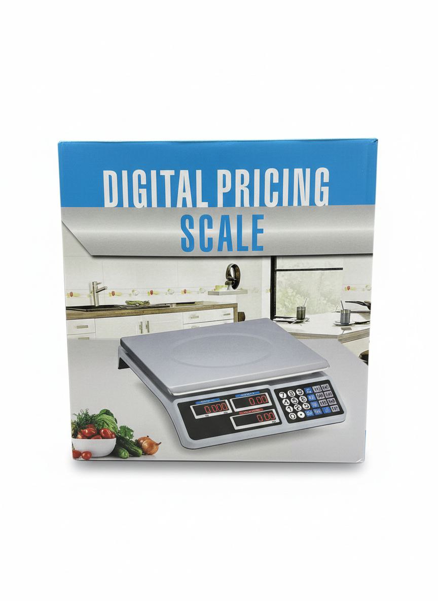 BALANZA DIGITAL PESO/PRECIO 34 X 23 CM 30 KG BLANCO - 3