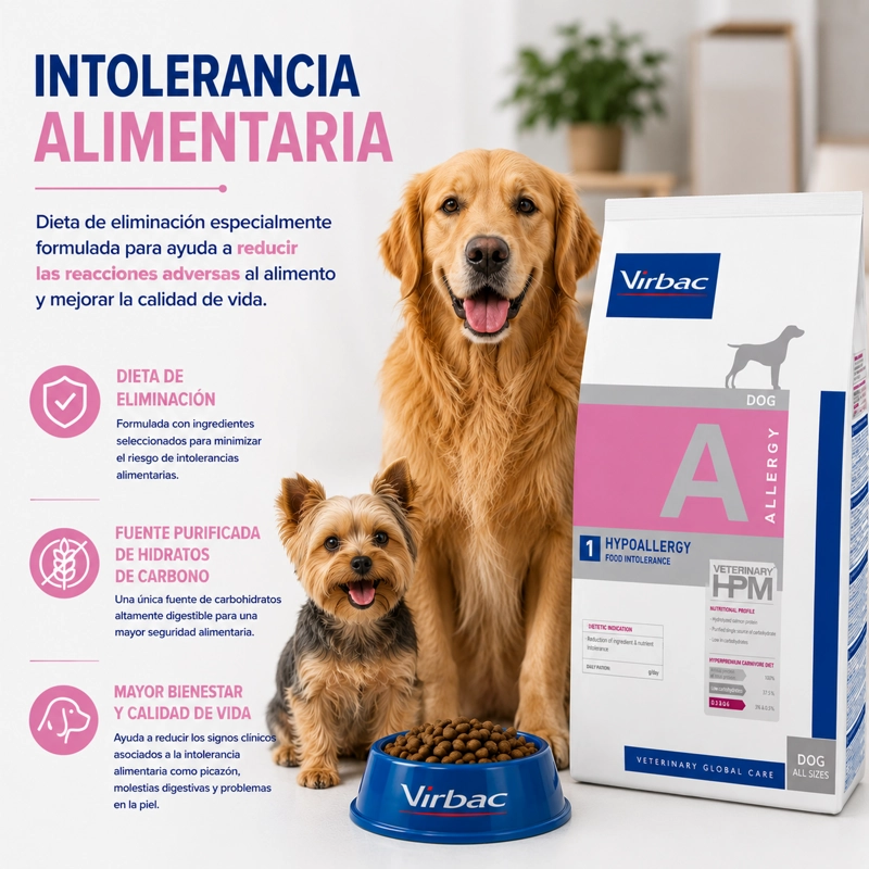 ALIMENTO SECO PERROS VIRBAC 3 KG HPM DOG ALLERGY - 3