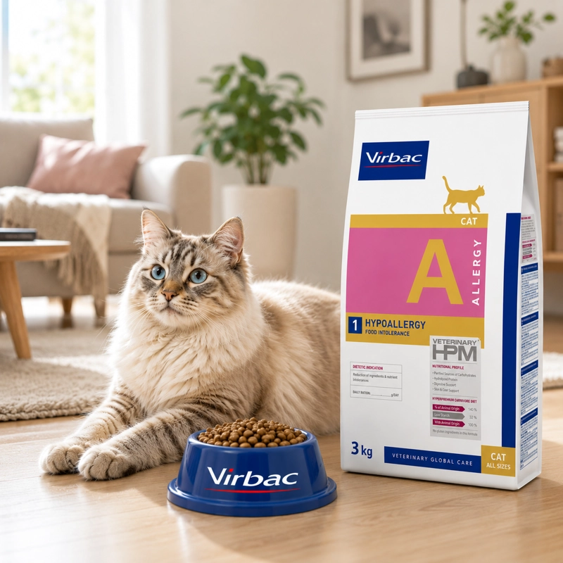 VIRBAC HPM CAT ALLERGY 3 KG - ALIMENTO HIPOALERGE NICO PARA GATOS CON INTOLERANCIA ALIMENTARIA - 5