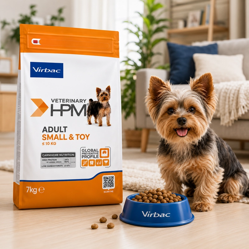 ALIMENTO SECO PERROS ADULTO VIRBAC 7 KG HPM DOG SMALL TOY - 5