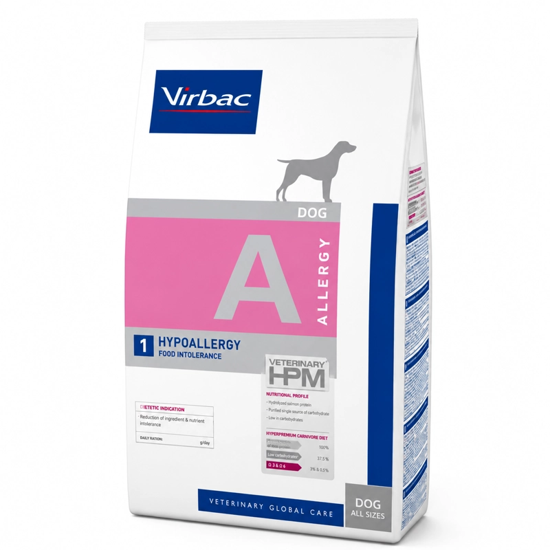 ALIMENTO SECO PERROS VIRBAC 12 KG HPM DOG ALLERGY - 1